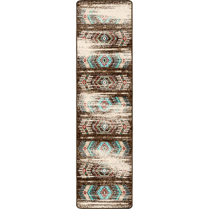 Image of an area rug, Carlsbad Distressed - Turquoise