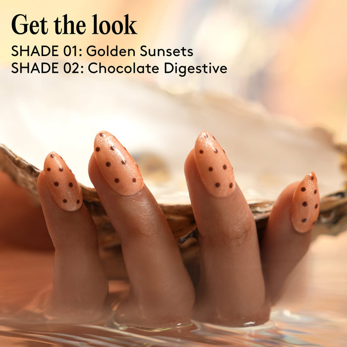 Cat-Eye Gel Polish - Golden Sunsets