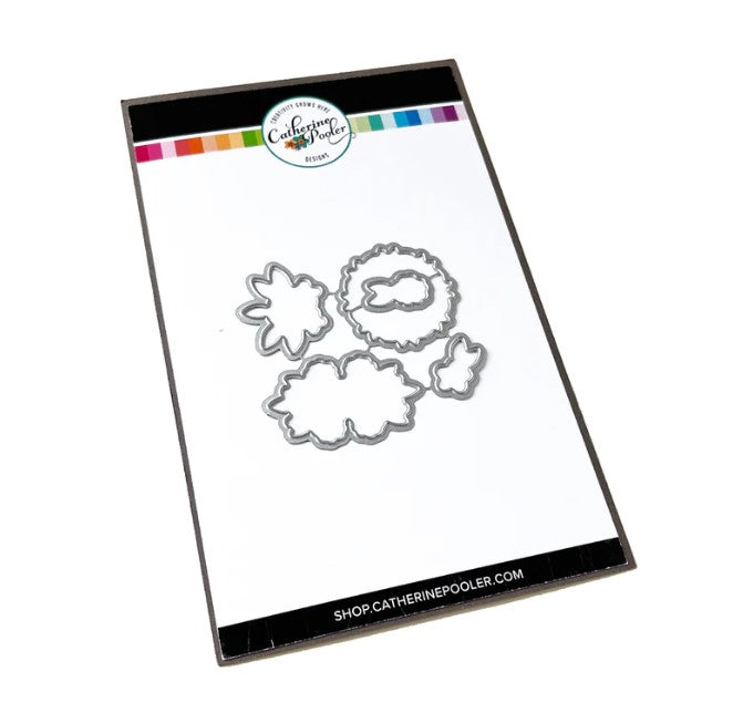 Catherine Pooler - Stamp & Die Set - Love & Lace. Add a little lace to your card with the Love & Lace Stamp & Die Set. This intricate border stamp will add a lovely lace accent to your card or project. Available at Embellish Away located in Bowmanville Ontario Canada.