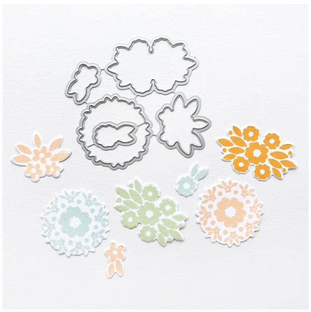 Catherine Pooler - Stamp & Die Set - Love & Lace. Add a little lace to your card with the Love & Lace Stamp & Die Set. This intricate border stamp will add a lovely lace accent to your card or project. Available at Embellish Away located in Bowmanville Ontario Canada.