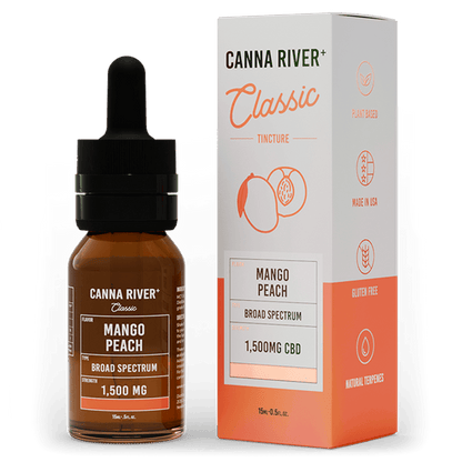 Broad Spectrum (Non-THC) / Mango Peach / 1500mg CBD / 15mL