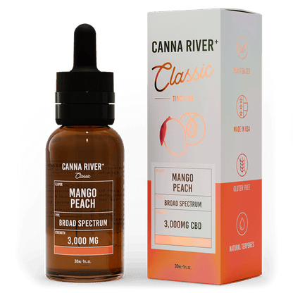 Broad Spectrum (Non-THC) / Mango Peach / 3000mg CBD / 30mL