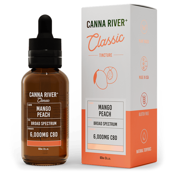 Broad Spectrum (Non-THC) / Mango Peach / 6000mg CBD / 60mL