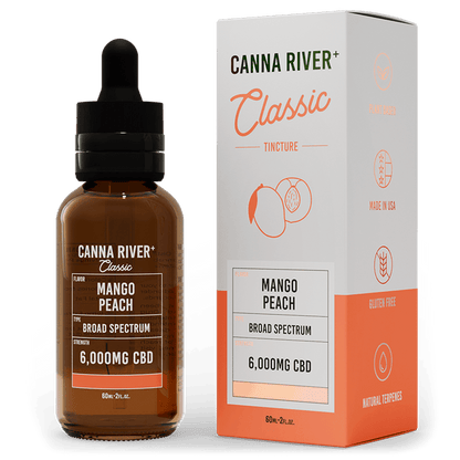Broad Spectrum (Non-THC) / Mango Peach / 6000mg CBD / 60mL