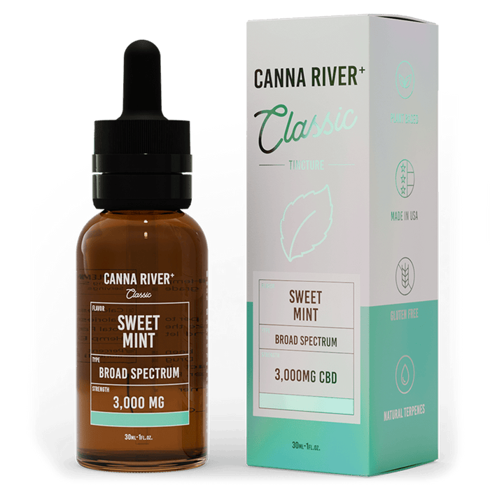Broad Spectrum (Non-THC) / Sweet Mint / 3000mg CBD / 30mL