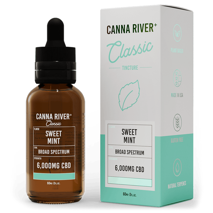 Broad Spectrum (Non-THC) / Sweet Mint / 6000mg CBD / 60mL