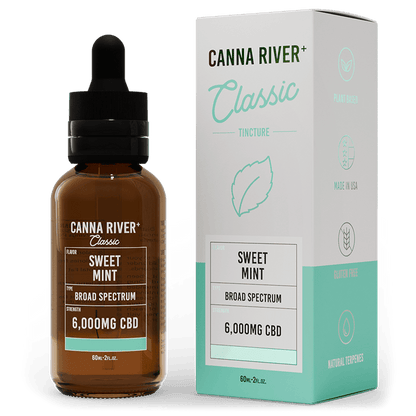 Broad Spectrum (Non-THC) / Sweet Mint / 6000mg CBD / 60mL