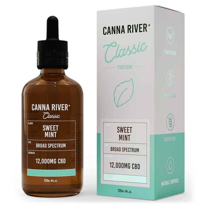 Broad Spectrum (Non-THC) / Sweet Mint / 12000mg CBD / 120mL