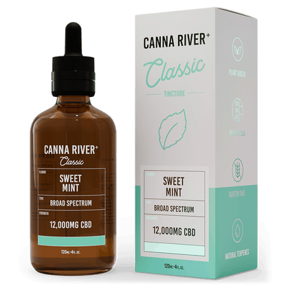 Broad Spectrum (Non-THC) / Sweet Mint / 12000mg CBD / 120mL