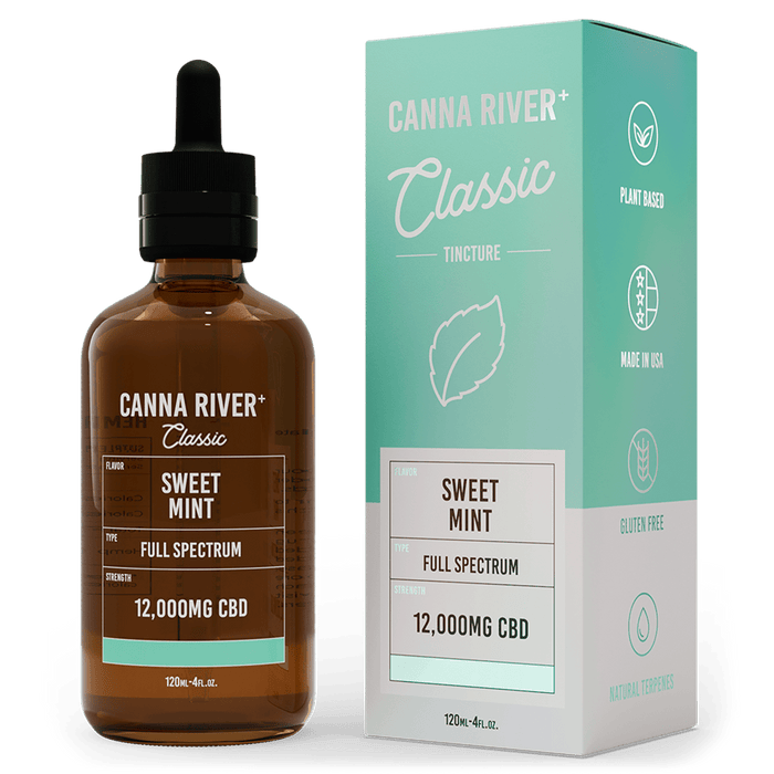 Full Spectrum (Contains THC) / Sweet Mint / 12000mg CBD / 120mL