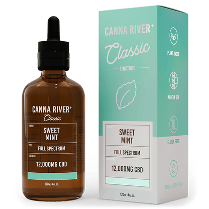 Full Spectrum (Contains THC) / Sweet Mint / 12000mg CBD / 120mL