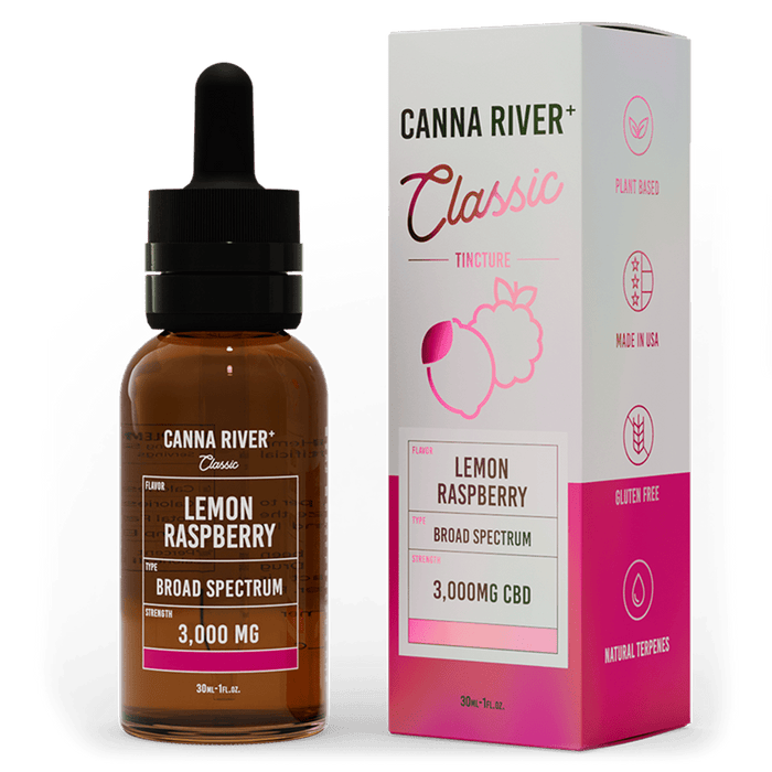 Broad Spectrum (Non-THC) / Lemon Raspberry / 3000mg CBD / 30mL