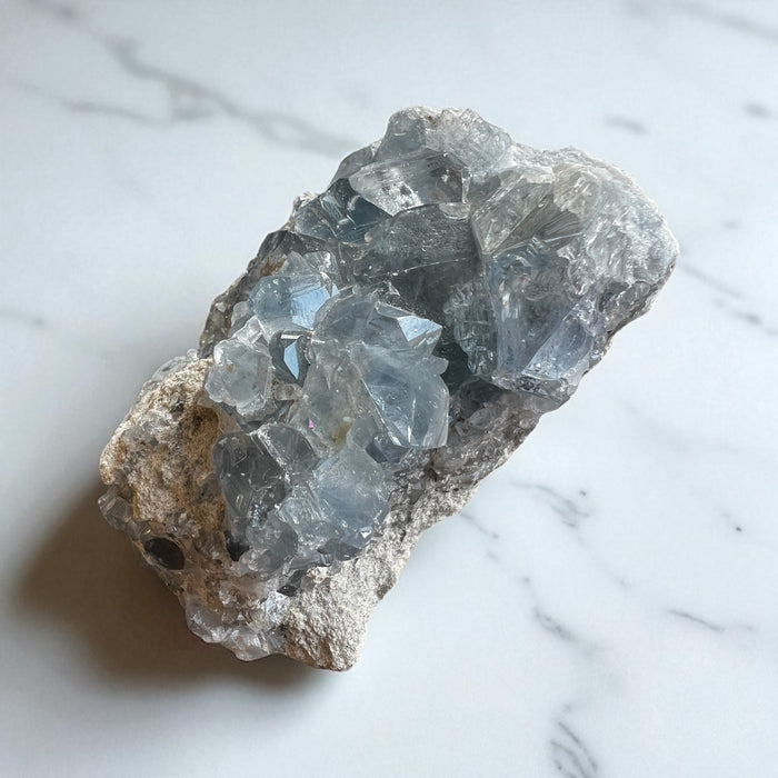 Celestite Cluster 462 grams, Raven's Cauldron, 6 N. Sandusky St, Delaware, OH 43015