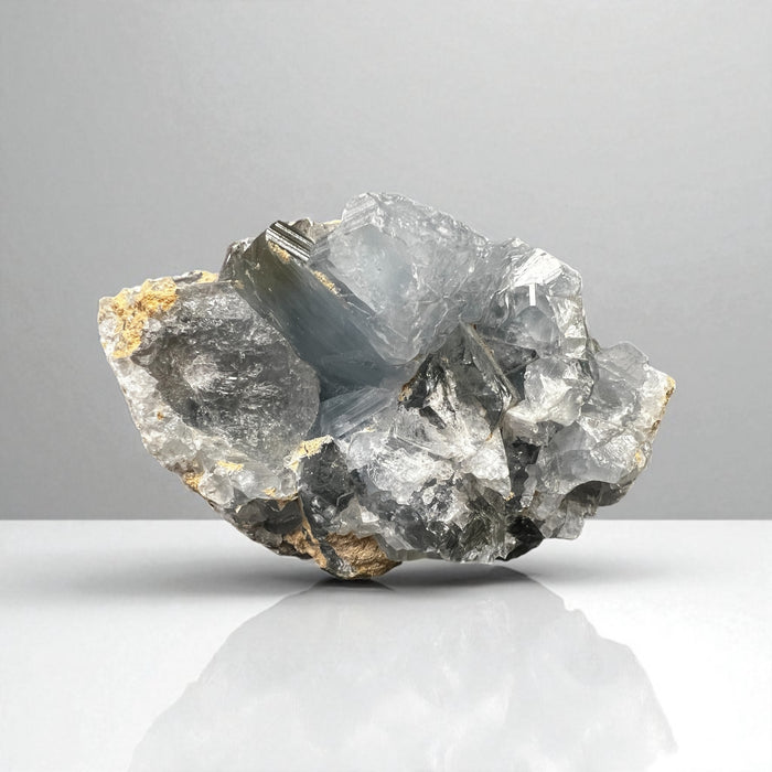 High-quality 2 lb Celestite crystal cluster with vibrant blue crystals from Raven’s Cauldron – 5 x 2.5 x 2.25 inches. 6 N. Sandusky St., Delaware, OH 43015
