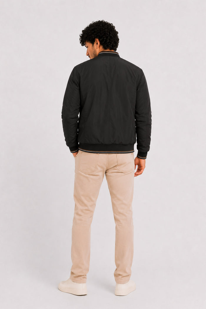 Chaqueta Bomber 2way Negro