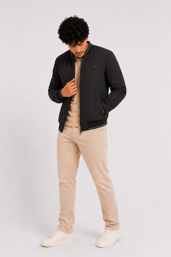 Chaqueta Bomber 2way Negro