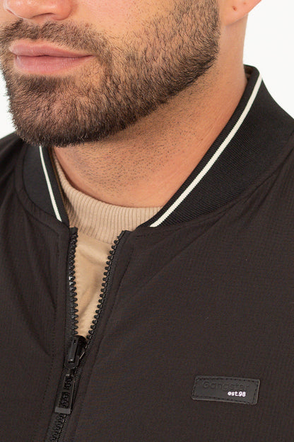 Chaqueta Bomber 2way Negro