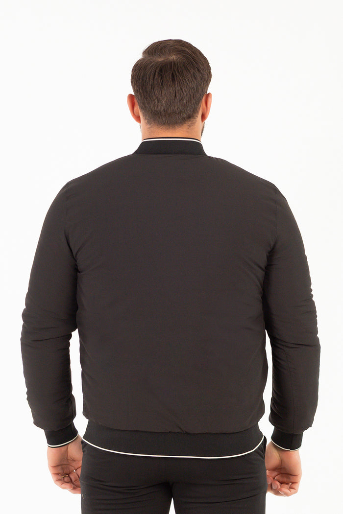 Chaqueta Bomber 2way Negro