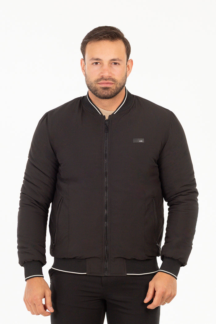 Chaqueta Bomber 2way Negro
