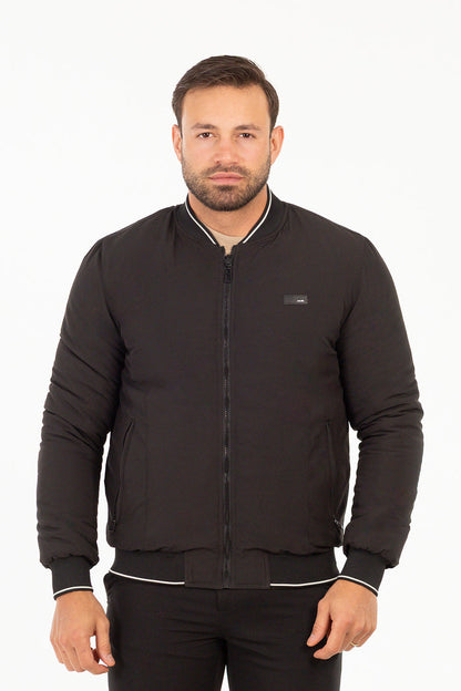Chaqueta Bomber 2way Negro