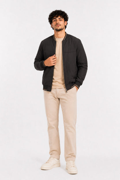 Chaqueta Bomber Neutral Negro