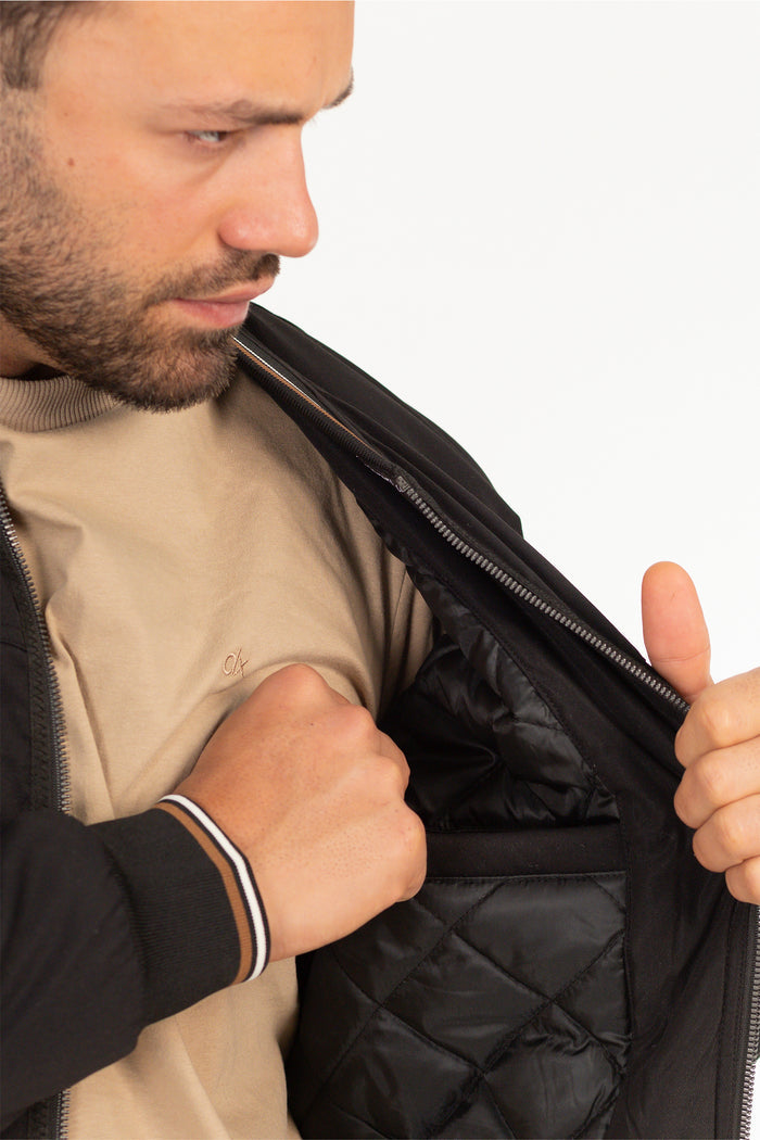 Chaqueta Bomber Neutral Negro