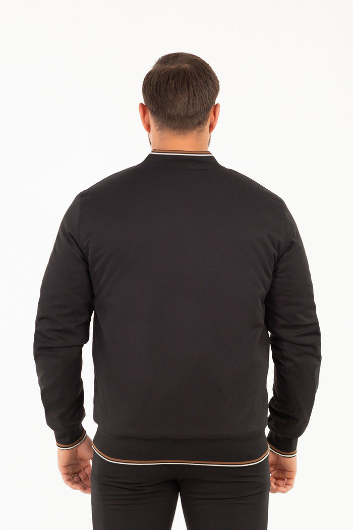 Chaqueta Bomber Neutral Negro