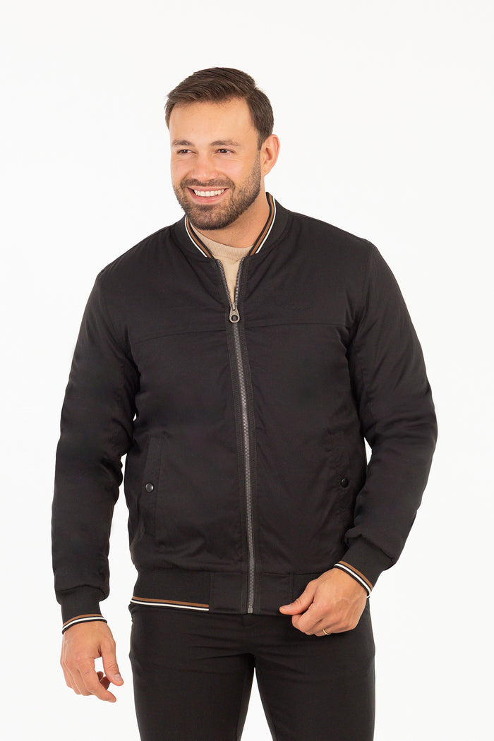 Chaqueta Bomber Neutral Negro