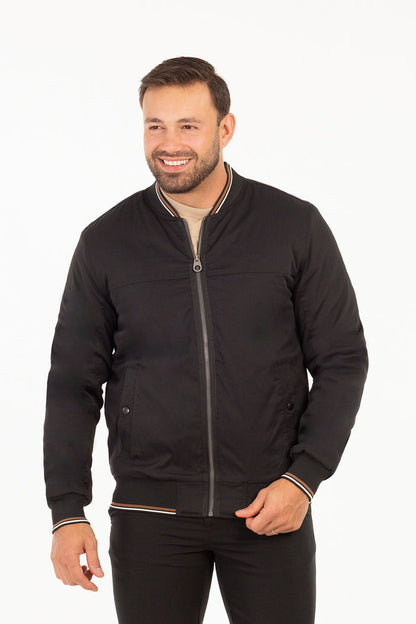 Chaqueta Bomber Neutral Negro