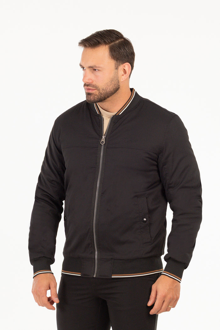 Chaqueta Bomber Neutral Negro