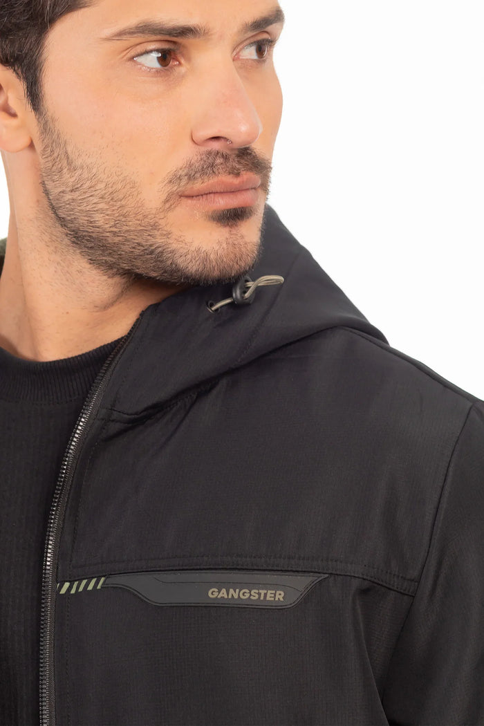 Chaqueta Full Zipper Windrax Azul Marino Mezcla Gangster
