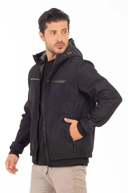 Chaqueta Full Zipper Windrax Azul Marino Mezcla Gangster