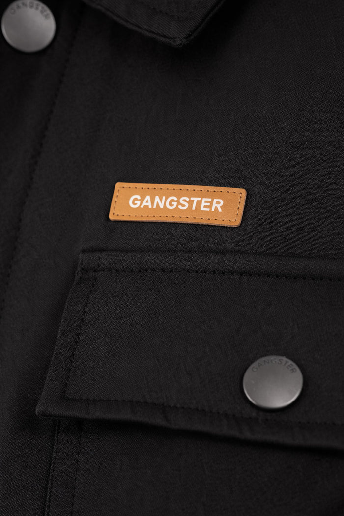 Chaqueta Overshirt Habit Negro