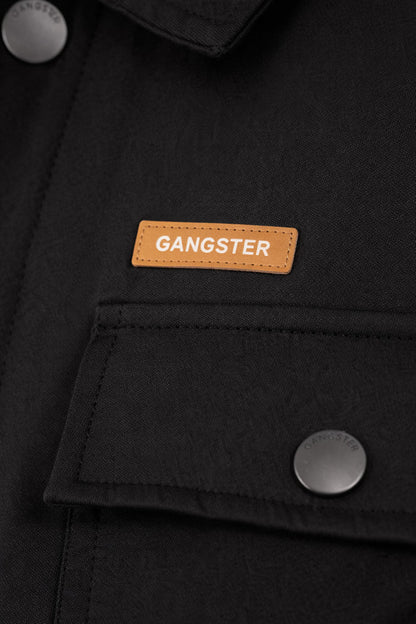 Chaqueta Overshirt Habit Negro
