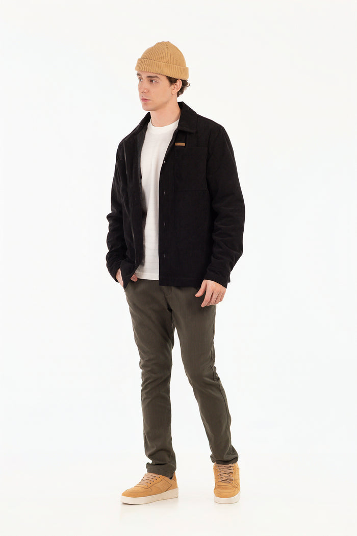 Chaqueta Overshirt Sway Negro