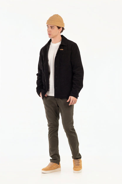 Chaqueta Overshirt Sway Negro