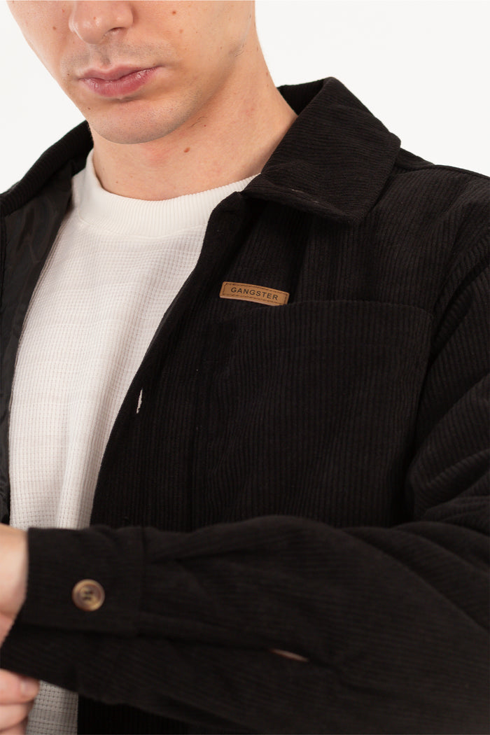 Chaqueta Overshirt Sway Negro