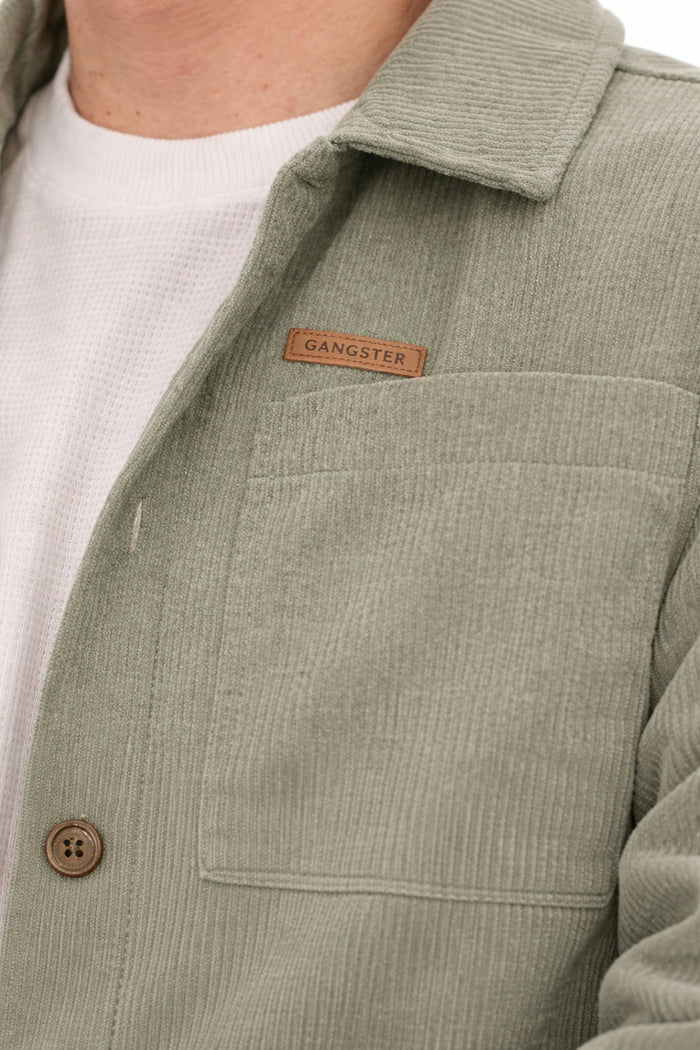 Chaqueta Overshirt Sway Verde