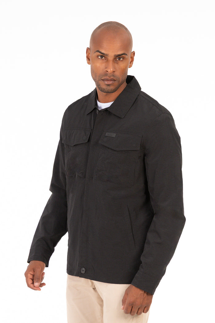 Chaqueta Overshirt Temper Beige