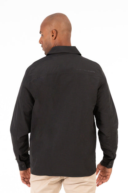 Chaqueta Overshirt Temper Negro