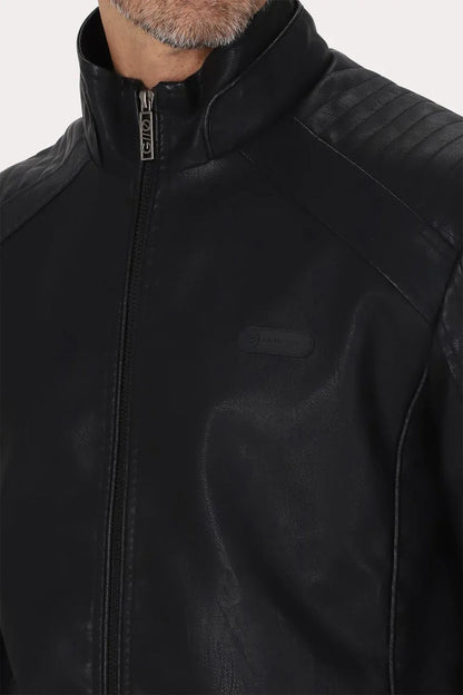 Chaqueta Pu Asphalt Negro Gangster - Gangster