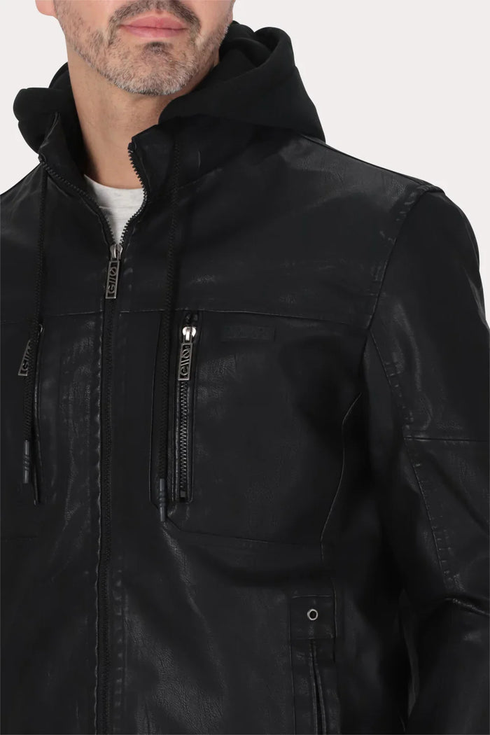 Chaqueta Pu Blacktide Negro Gangster - Gangster