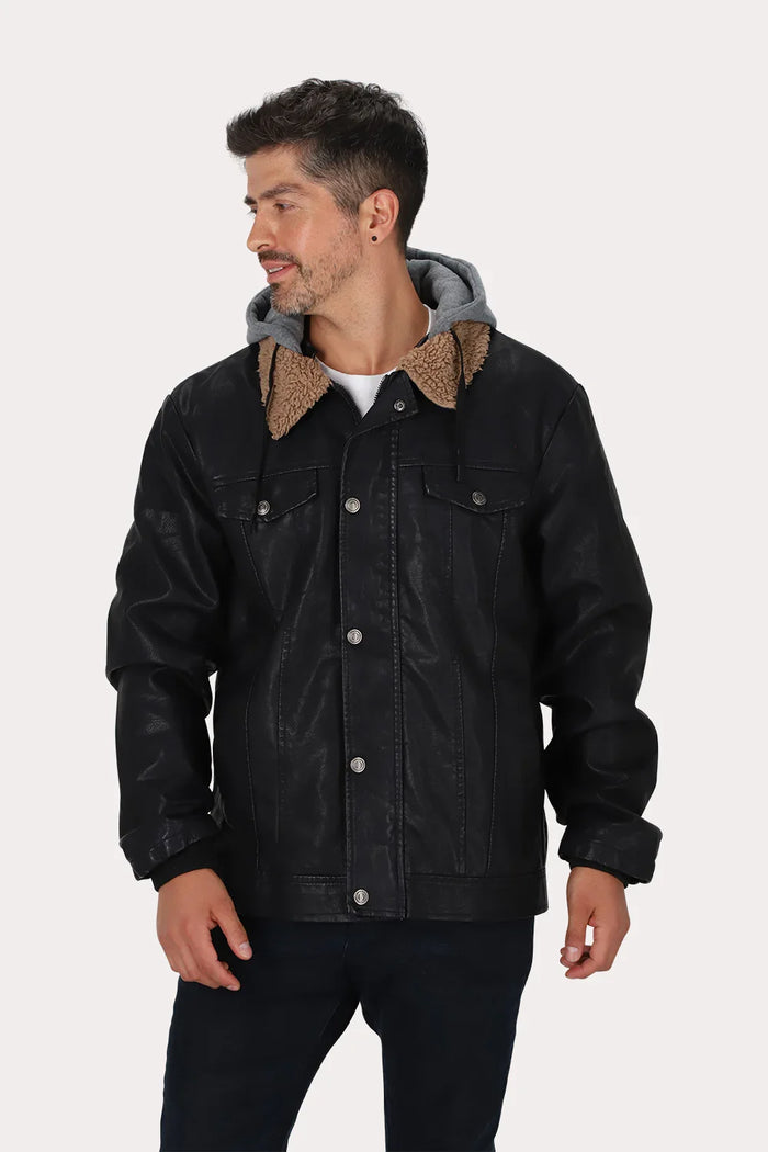 Chaqueta Pu Highway Negro Gangster - Gangster