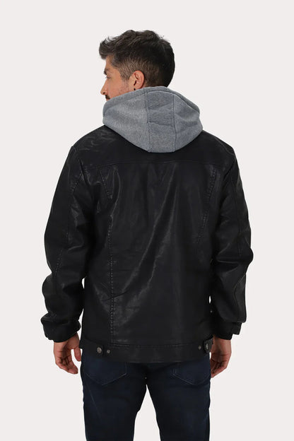 Chaqueta Pu Highway Negro Gangster - Gangster