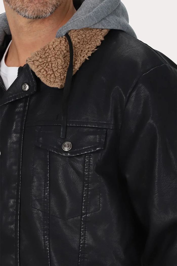 Chaqueta Pu Highway Negro Gangster - Gangster