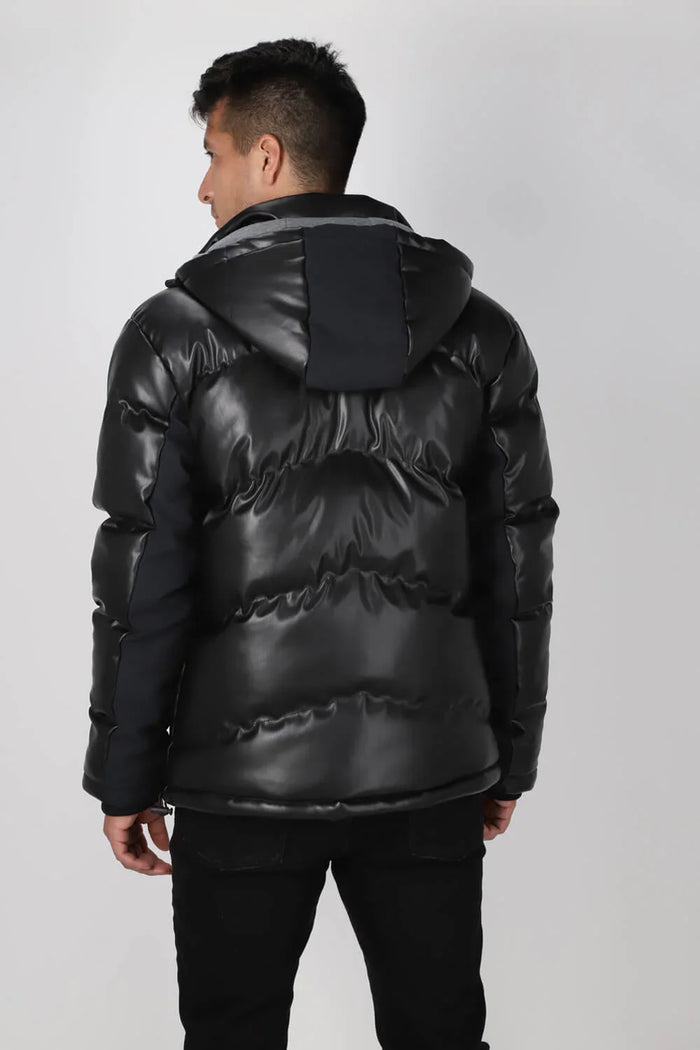 Chaqueta Pu Puffa Negro Gangster - Gangster