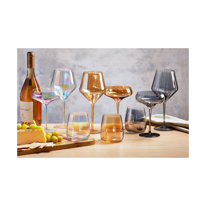 Chelsea Optic Stemless Wine Glass Smoke Glass Everyday