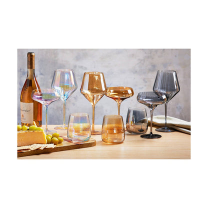 Chelsea Optic Stemless Wine Glass Smoke Glass Everyday