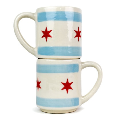 Chicago Flag 13 Oz Stackable Mug