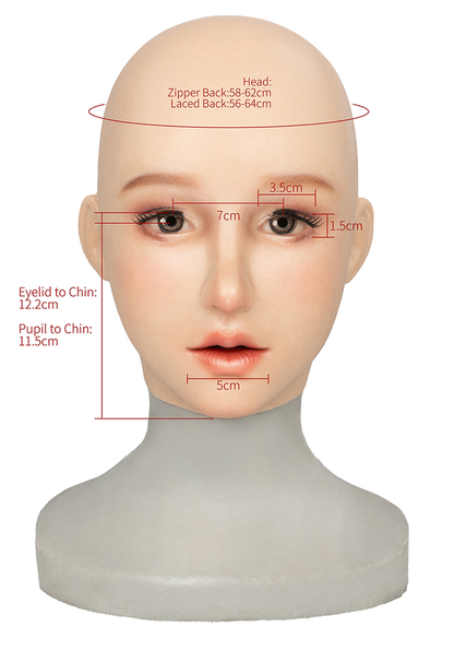 InTheMask by MOLIS Ching05 silicone doll mask in normal version, detailed facial features and realistic skin texture.